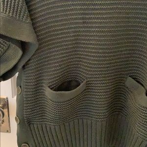 NWOT - sage/green waffle sweater